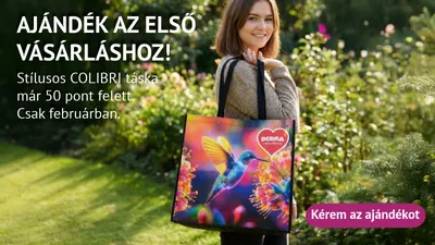 Februári meglepetés: Stílusos COLIBRI táska ajándékba az első vásárláshoz! 🎁